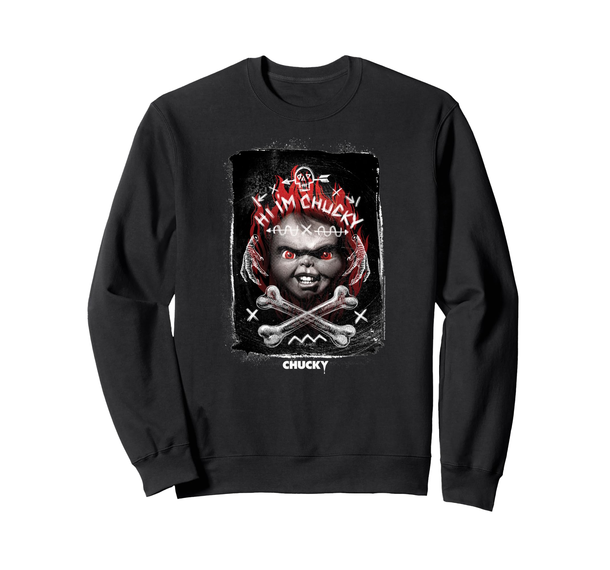 

chucky doodle sweatshirt чёрный
