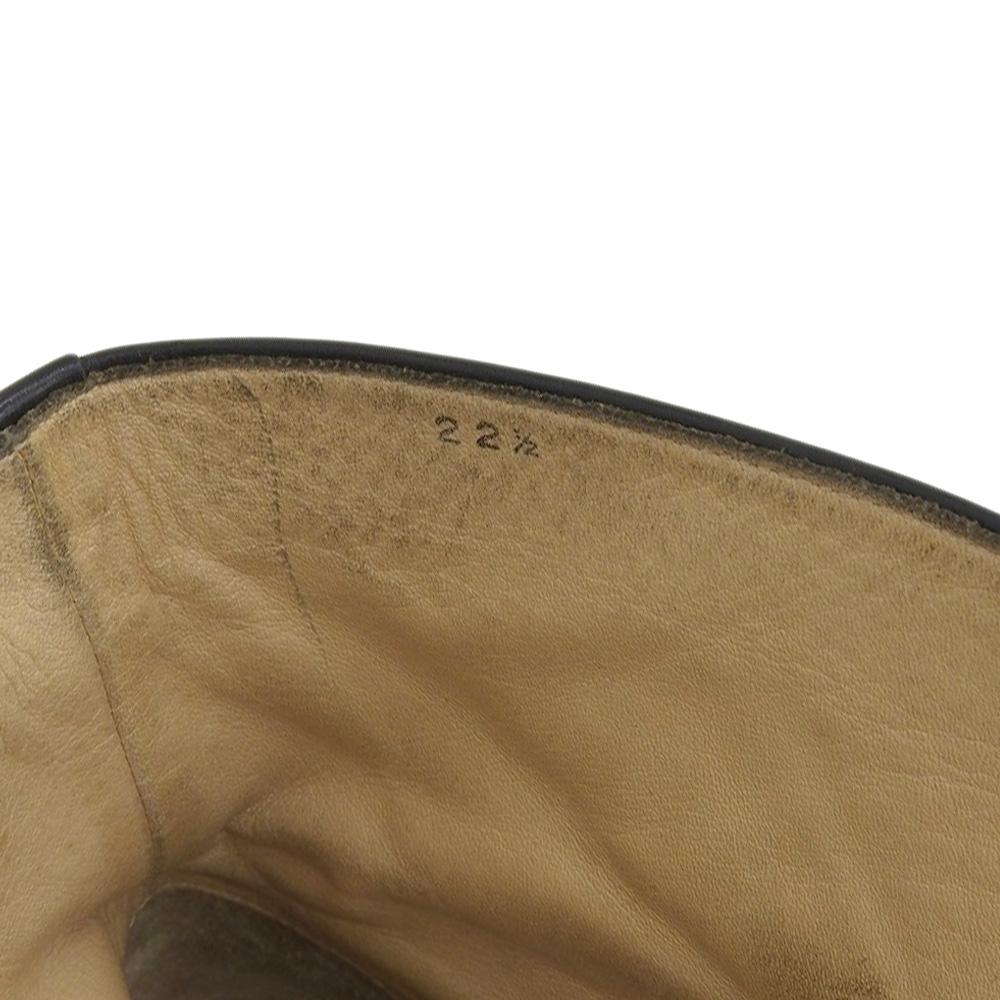 COMMEdesGARCONS Leather Lace-up Boots Shoes Women's Black 22 1/2 Shoes 22 1/2 blackUsed