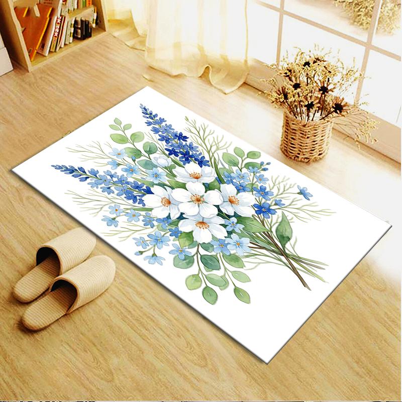2025 New Flower Carpet Rug for Living Room Bedroom Home Sofa Decoration,Kids play Non-slip Floor Mat