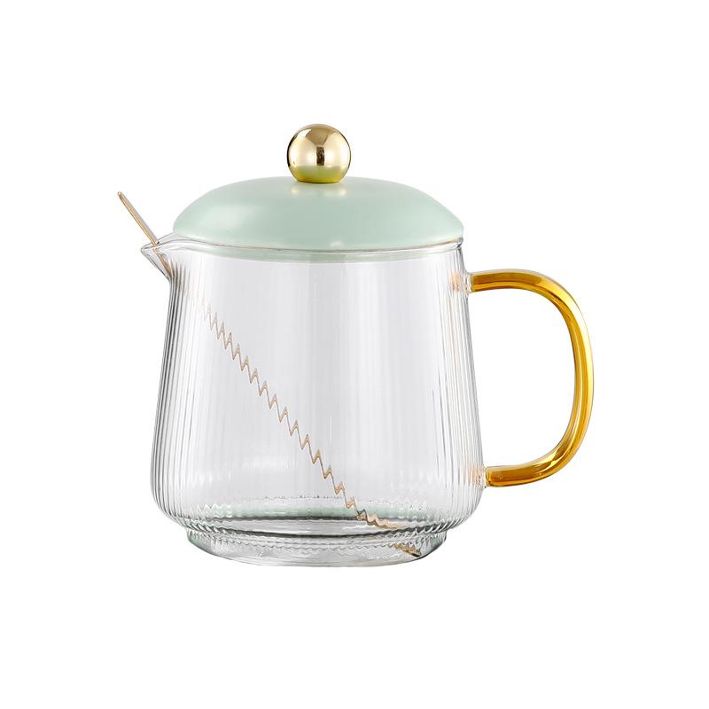 Large Capacity Electric Glass Kettle for Herbal Tea & Hot Milk