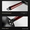 Supor 30cm Gehammerter Unbeschichteter Eisen-Wok
