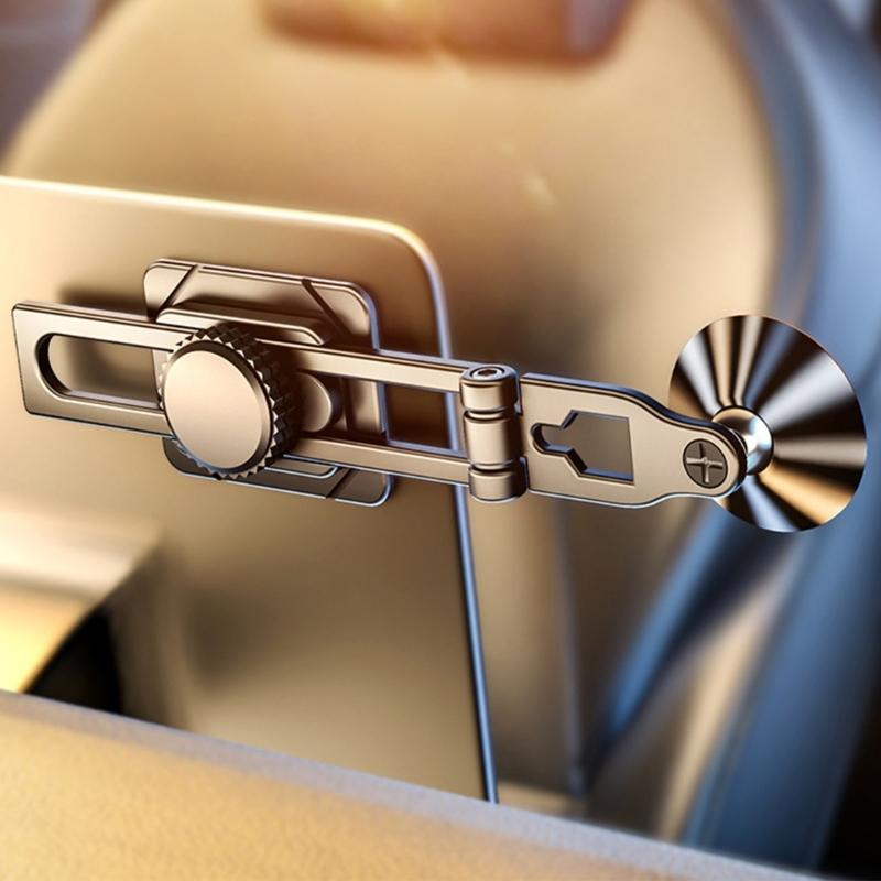 Heavy Duty Adhesive Car Phone Holder With 6 N50 Magnets Aluminum Alloy Construction 360 Rotation Universal Fit For Vehicle Trucks SUVs