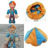 Delightful Blippi Cosplay Hat Plush Figure Toy Cuddly Stuffed Doll For Children