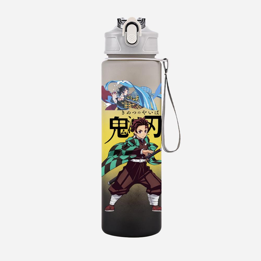 Anime New Demon Slayer Printed Large Capacity Drinking Cup Portable Outdoor Sports Water Cup Children 750Ml Water Bottle Kid Gift