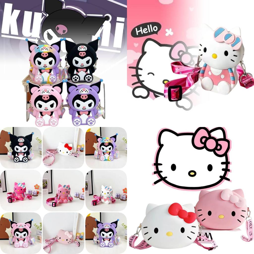 Adorable Cartoon Silicone Coin Purse For Girls Soft And Durable With Strap