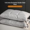 Double-Sided Buckwheat Pillow Pair for Neck Support and Improved Sleep