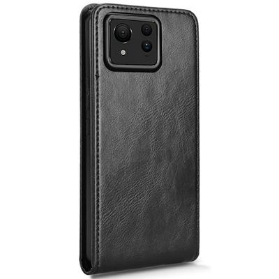 For Asus Zenfone 11 Ultra 5G Case with Card Slot Magnetic Vertical Flip Leather Phone Cover