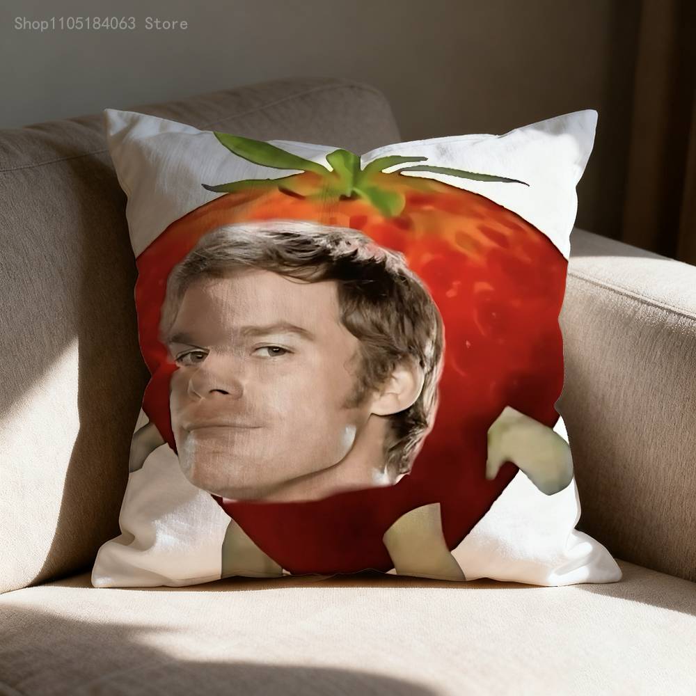 D-Dexter Morgan Pillow Case For Sofa Decor Car Office Room Printing Cushion Cover Decorations and Protector