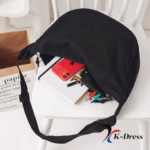 Half-Moon Crossbody Canvas Eco Bag (2 Colors)