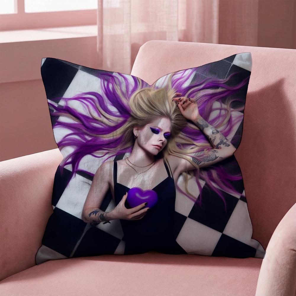 A-Avril Ramona Lavigne Kissenbezug Mehrzweck-Kissenbezug für Zuhause & Auto - Wendbar, Weich & Langlebig für den täglichen Gebrauch