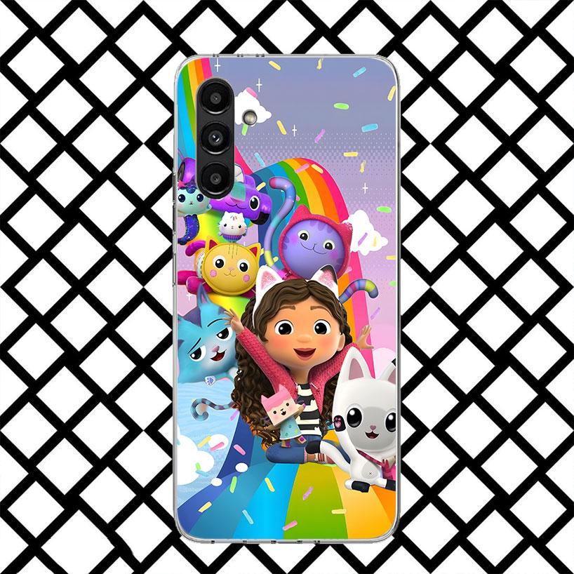 

Cartoon Gabbys Dollhouse Phone Case for Samsung Galaxy A17 A37 A57 A16 A26 A36 A56 A15 A25 A35 A55 A14 A24 A34 A54 A13 A23 A33 A Samsung A56