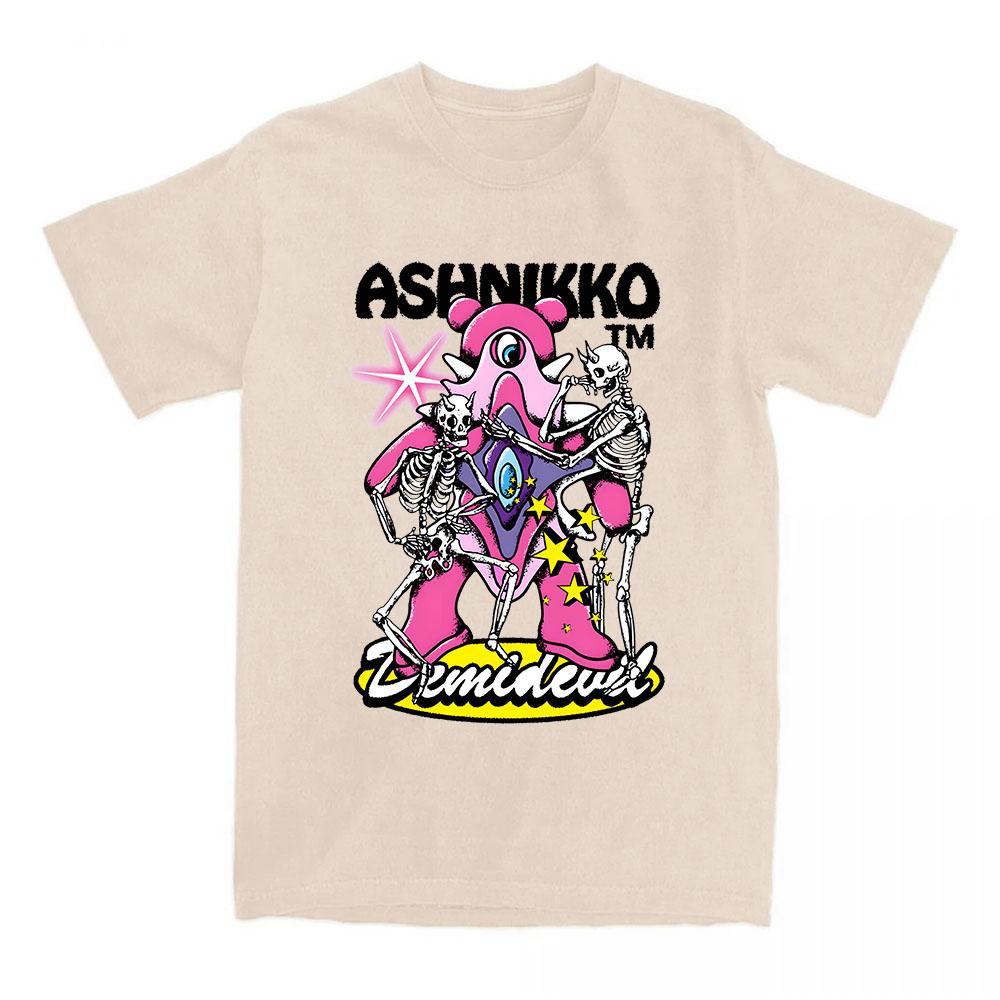 Skeleton Dry Hump Tee Ashnikko Itty Bitty Album 2025 New T-shirt Short Sleeve O-neck Unisex Streetwear Tshirts Women Graphic Top