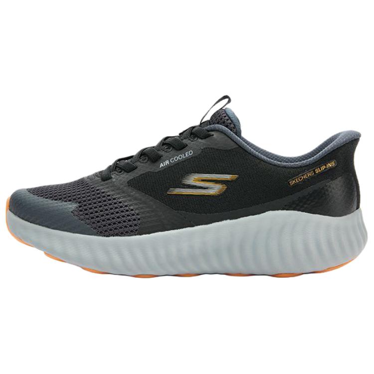 Skechers Go Comfortable Shock Absorbing Support Low Top Running Shoes Men sneaker Black 220380-BKGY 41
