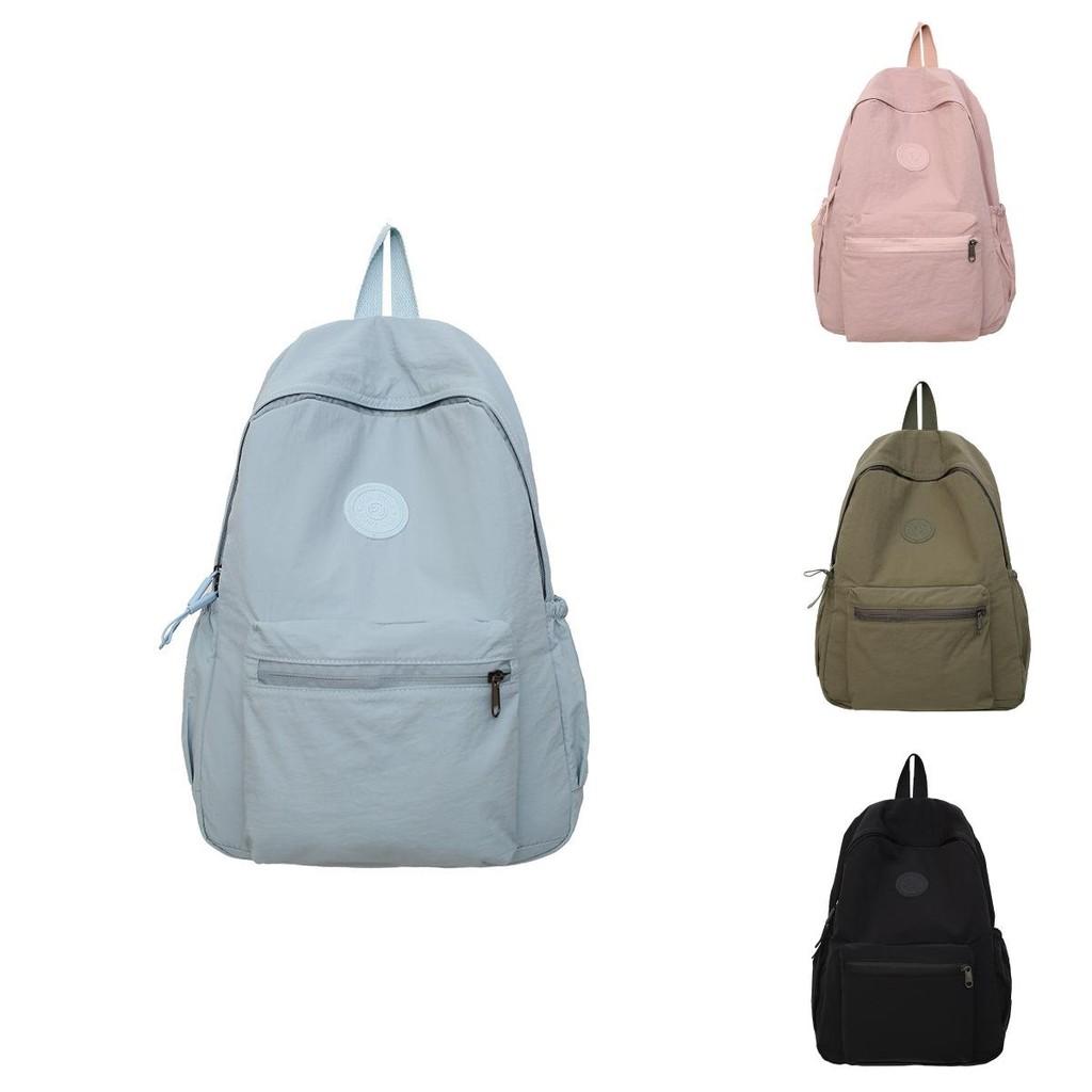Nylon Pack Travel Backpack For Women Men With Cushion Straps And Wearresistant Material