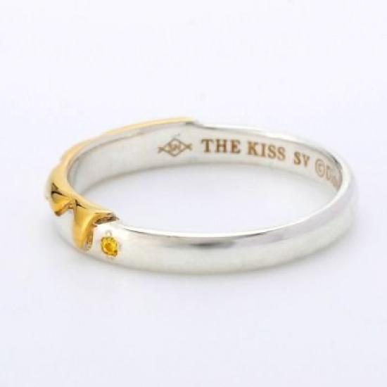 THE KISS Size 11 Winnie the Cubic Zirconia Silver Ring DI-SR703CB [Disney Collection] Pooh/Honey