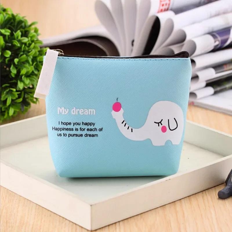 Monedero pequeño de piel sintética con estampado vintage para mujer, tarjetero y cartera corta.