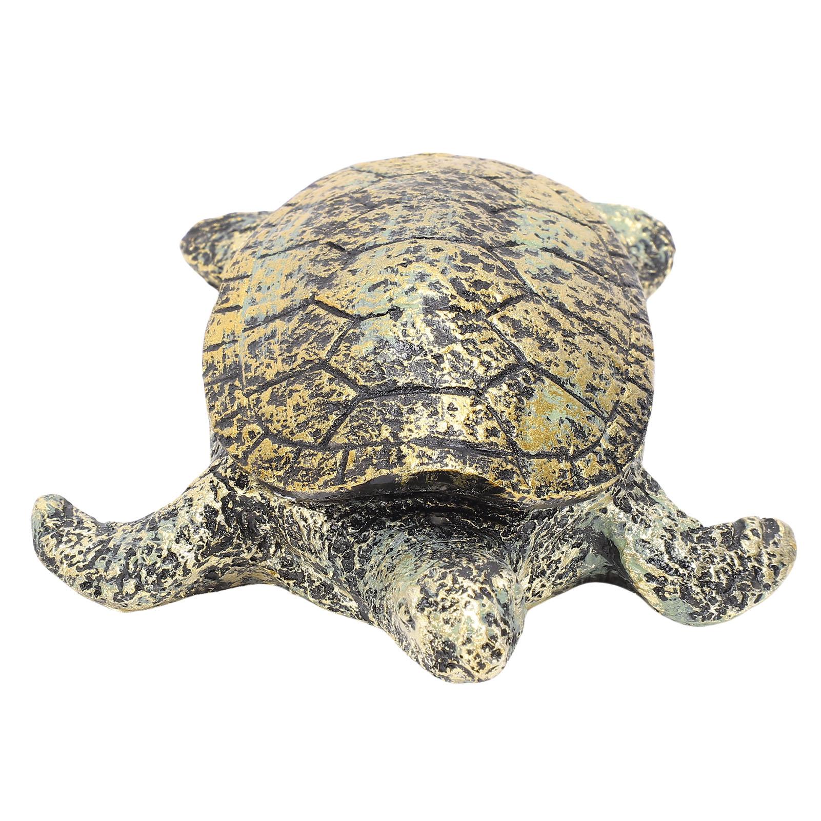 Spare Key Hider Outside Turtle Shape Garden Decoration Safe Holder for Outdoor Yard Resin Spare Key Holder Turtle Key Hider