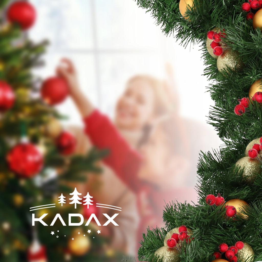 KADAX Christmas Tree Garland 300 Cm Christmas Dense Premium