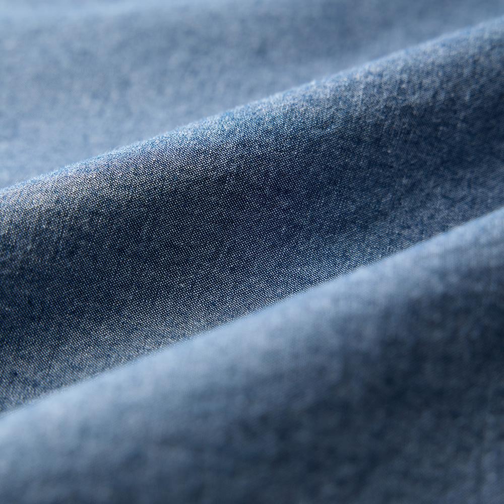 Geonjiulleunseu Chambray Work Shirt 5.5Oz - Blue