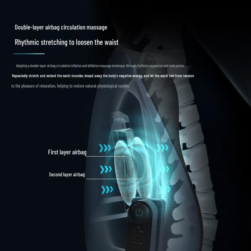 Philips Electric Lumbar Massager Cushion CN plug (adapter included)