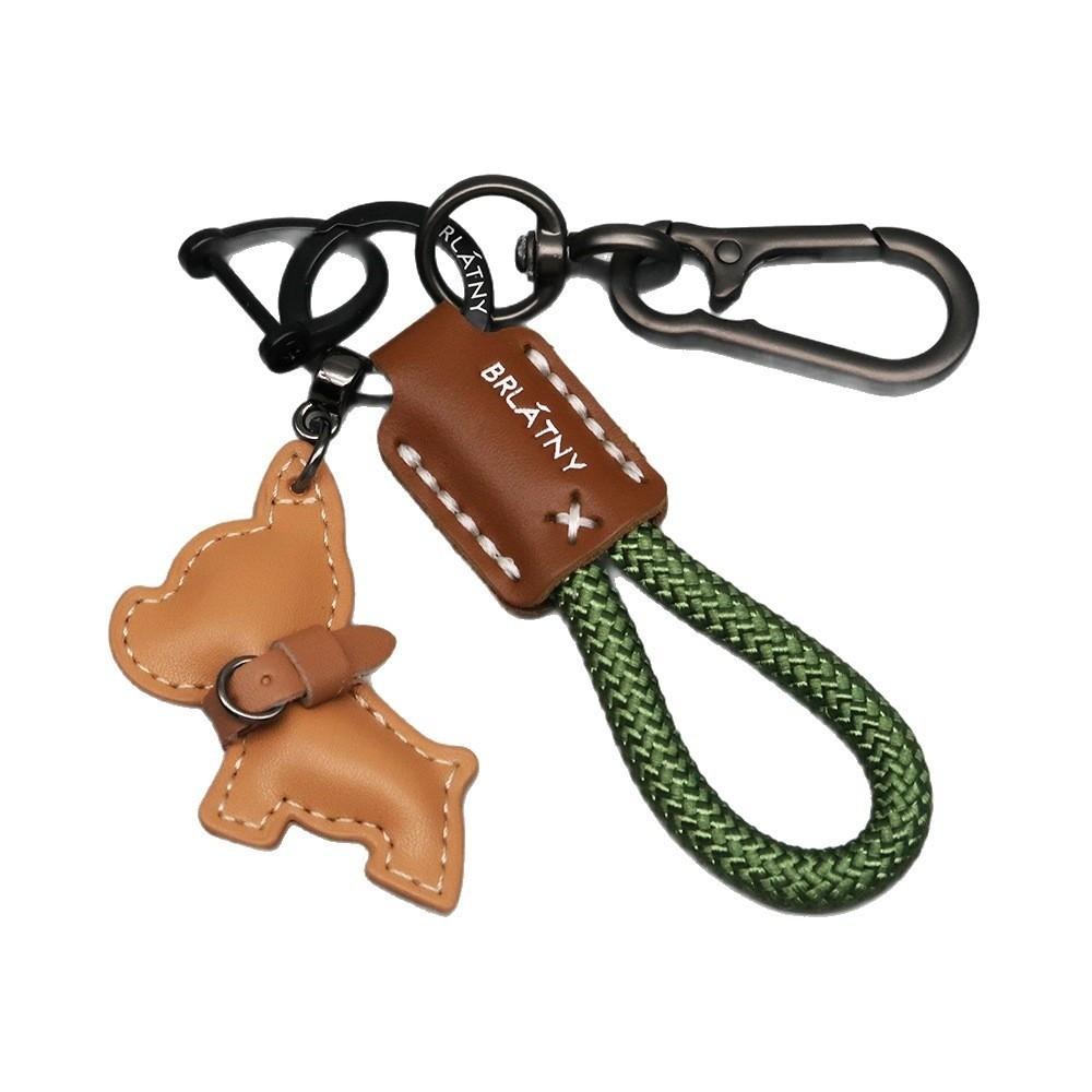 Leather Key Chain Handmade Keychain High Quality Keyrings  for Women Men
