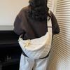 Winter Texture Fashion Tote Bag Casual Personality Shoulder Messenger Bag Niche Design Women's Bag