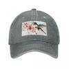 Hummingbird and Flowers Baseball Cap Snap Back Hat Custom Caps Designer Hat Custom Cap Unisexs Luxury Womens