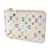Louis Vuitton Pochette Cree Coin Purse M93734 White Monogram Multicolor Women Used