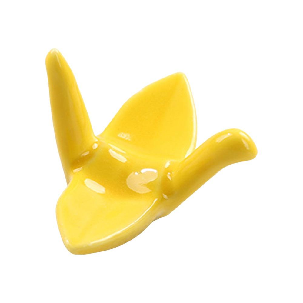 1pcs Ceramic Handicrafts Chopstick Rest Paper Crane Shape Chopsticks Pillow Chopstick Holder  Home жёлтый