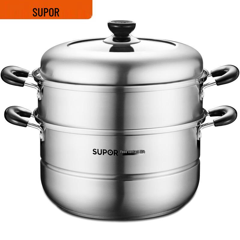 Supor 28CM Stainless Steel Steamer Pot