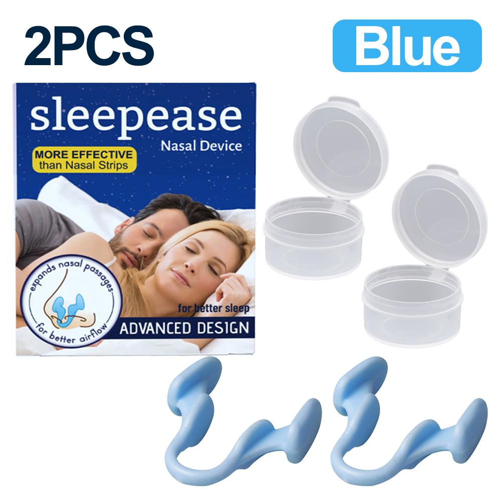 1~4Pcs Silicone Nose Clip Anti Snoring Nasal Dilator Stop Snore Aid Easy Breathe Improve Sleeping Rhinitis
