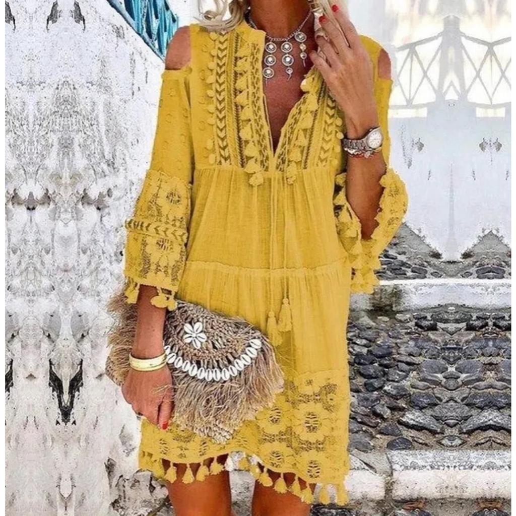 Vestido de Moda Dulce Elegante para Mujer Primavera Verano Nuevo, Vestido Casual Europeo para Damas