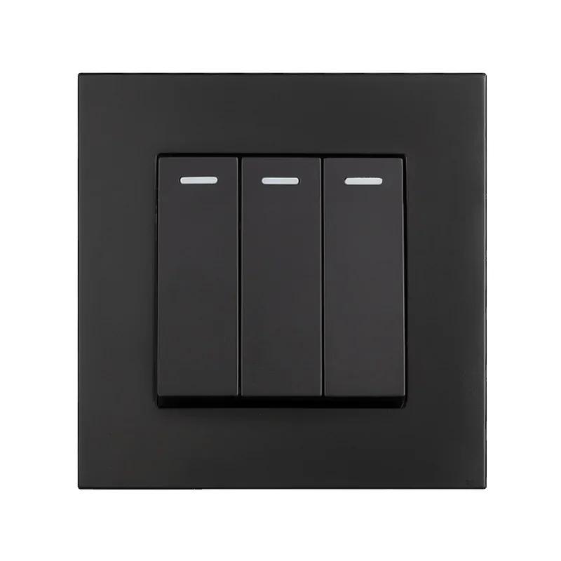Standardní EU USB zásuvka typu C nabíjecí port, Francie se zásuvkou s vypínačem, 16A dvojitý rámeček, nástěnný USB napájení AC 110-250V