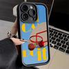 Phone Case for iPhone 17 Air 16E 15 16 Pro Max Basketball Sports Aesthetics Cover 14 Plus 13 12 Mini Soft Shell Silicone Fundas
