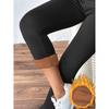 Women's Fleece-Lined Thermal Pants Women's Winter Outerwear High-Waisted, Butt-Lifting, Slimming Fleece-Lined, Thickened