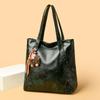Modaya Uygun ve Minimalist Tote Çanta, Büyük Kapasiteli Omuz Çantası, Retro Tote Çanta, Kadın El Çantası, Günlük Alışveriş Omuz Çantası