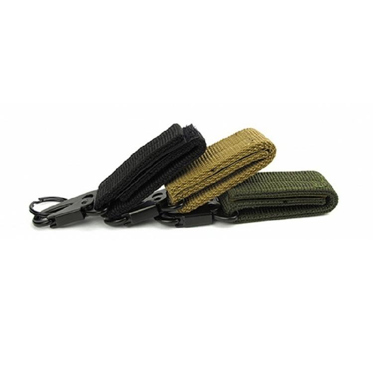 Nylon Webbing Buckle Strap Clip Tactically Belt Hanging Carabiner Hook Belt Clip