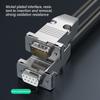 Gold Plated DB9 Serial Straight Connection Cable 28AWG Male Female 9-pin RS232 Data Wire Line for Computers