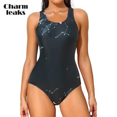 Kadın Spor Tek Parça Mayo Karın Dar Kesim Mayo