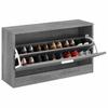 Shoe Bench Gray Sonoma 80 X 24 X 45 Cm Engineered Wood
