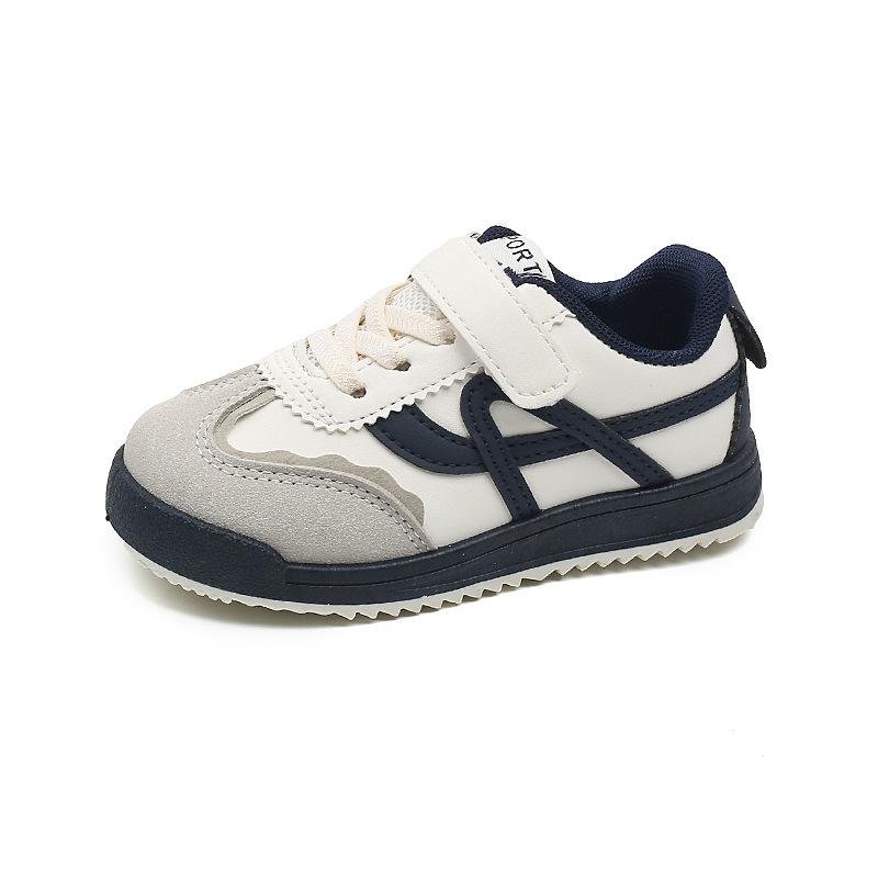 Children's retro Forrest Gump shoes 2025 autumn boys' sports shoes board shoes girls' casual shoes Velcro baby German training shoes