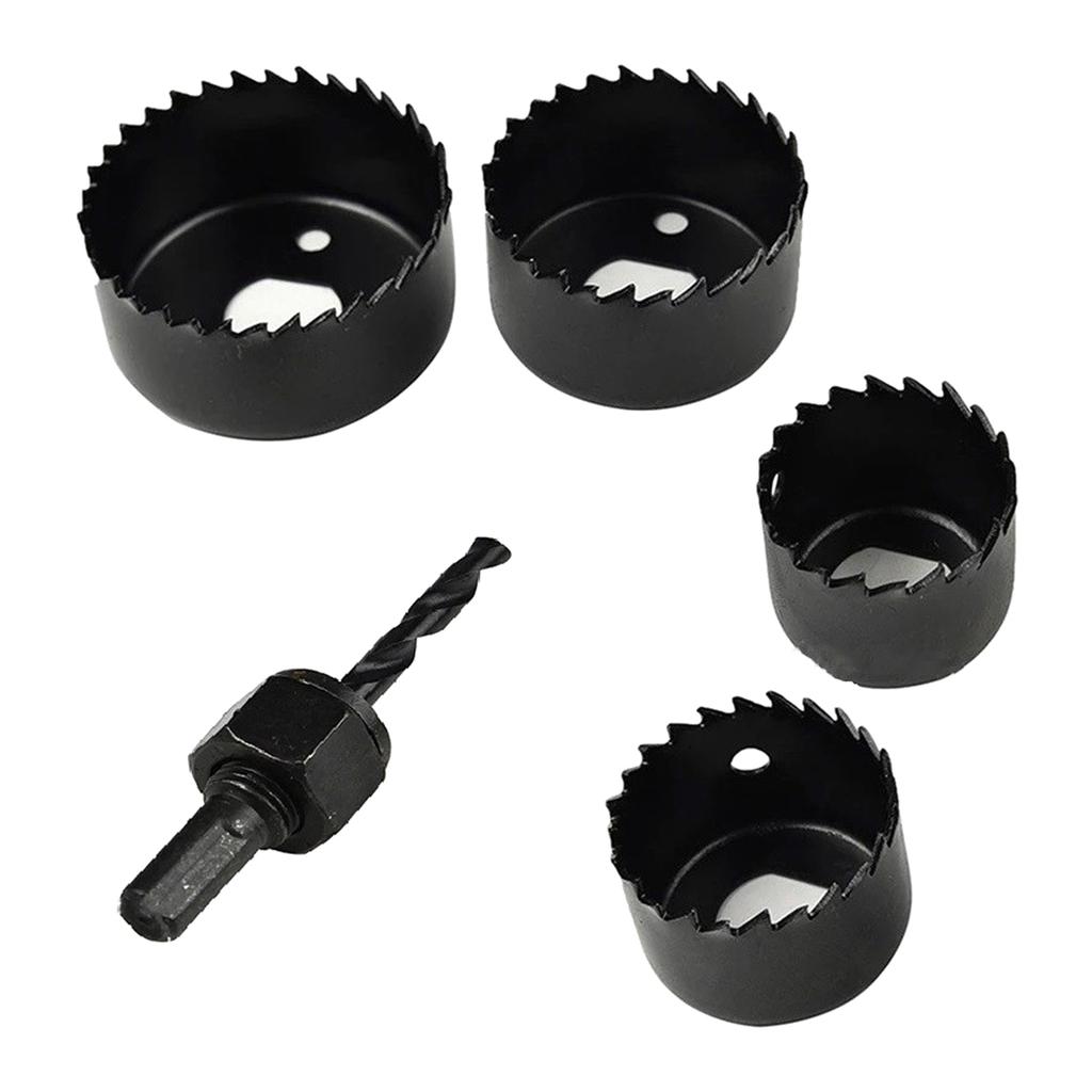 5Piece Hole Saw Kit for Wood Power Drill Hole Cutter Woodworking Hole Saw Kit for Wood PVC Plastic Drywall Gypsum Board