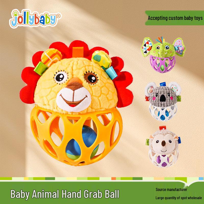 

Jollybaby Animal Grip Ball: Tactile Training Soft Silicone Toy for Infants