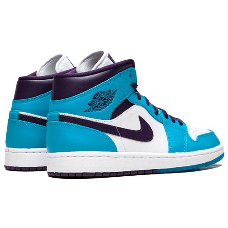 New JORDAN 1 Mid Hornets 554724-415