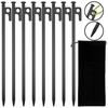 Set of Herring Herring Pegs Anchors For Tent Steel Long 30 Cm 8 Pcs