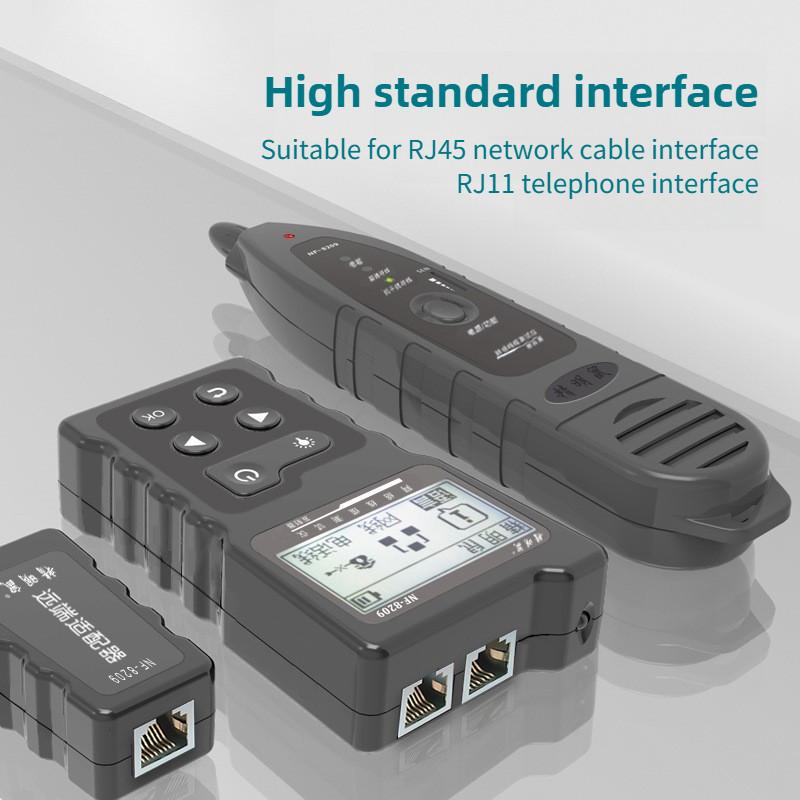 Multifunctional Network Tester NF-8209 Portable Line Finder Set POE Network Cable Patrol Instrument