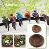 New Round Rattan Bird Nest Easter Handmade DIY Craft House Bird Nest Garden Decor Home Egg Prop U3X6