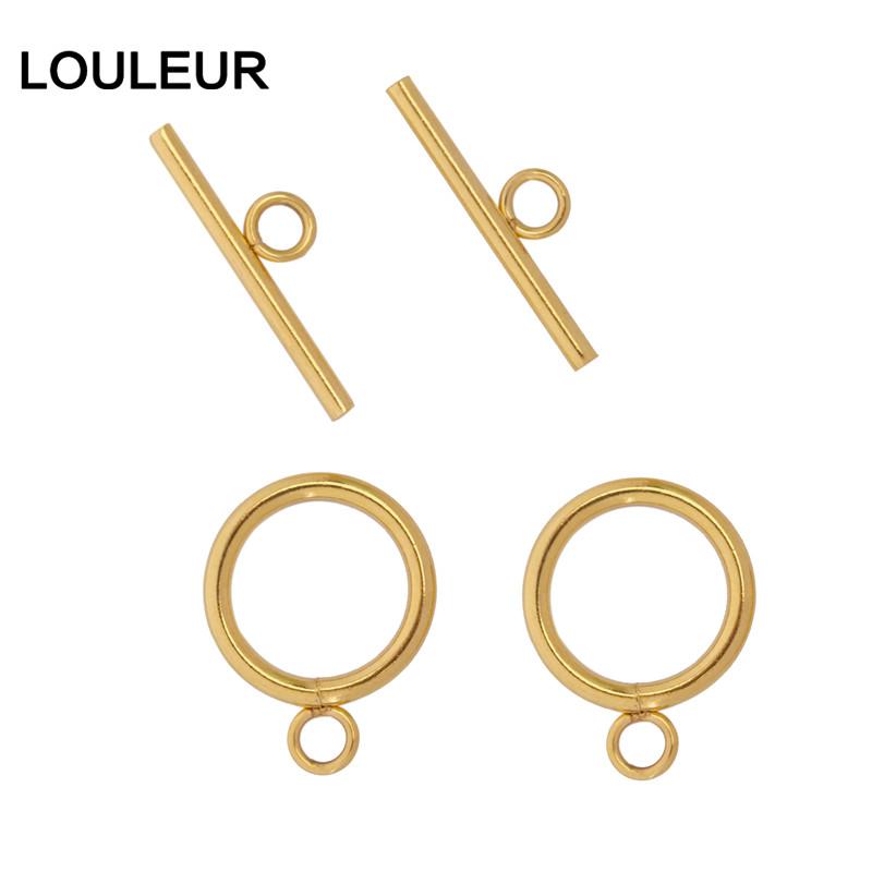 Stainless Steel OT Clasps Bracelet Toggle Clasp Connectors for DIY Bracelet Necklace Jewelry Findings Making Supplies Wholesale