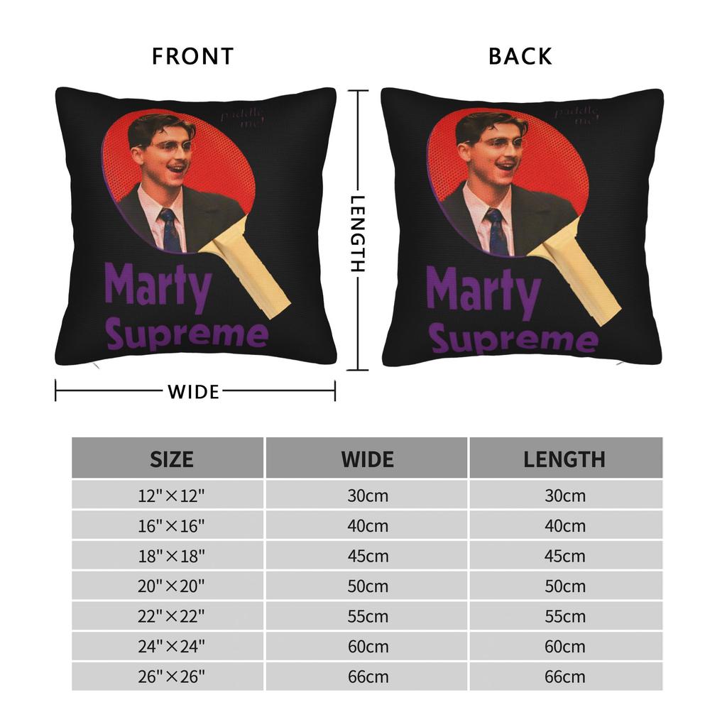 Y2K Bedroom Marty Supreme Movie Decoration Pillowcase Stuff Pillow Covers Square Multi-Size