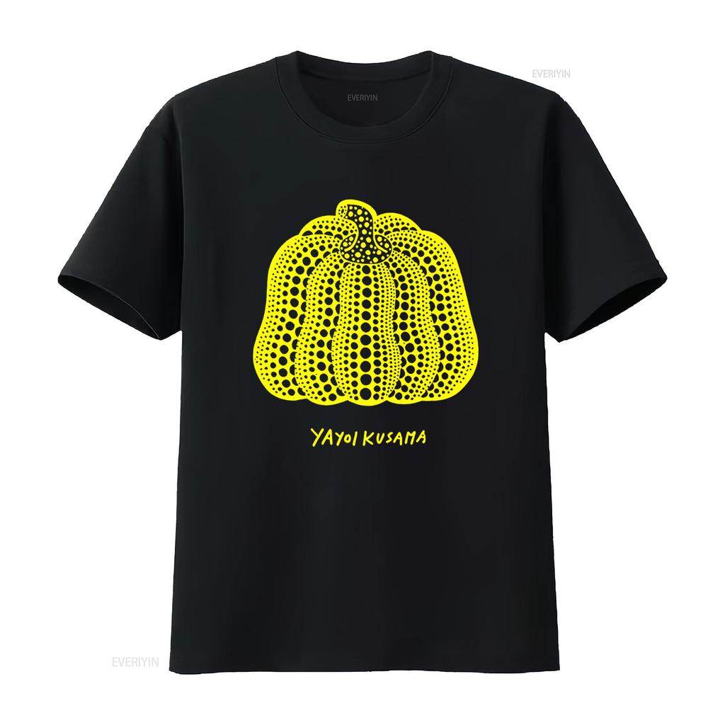 New Japanese Artist Yayoi Kusama Pumpkin T Shirt Infinity Mirrors Design Size Xl Nwt Vintage Washed Versatile Breathable Casual